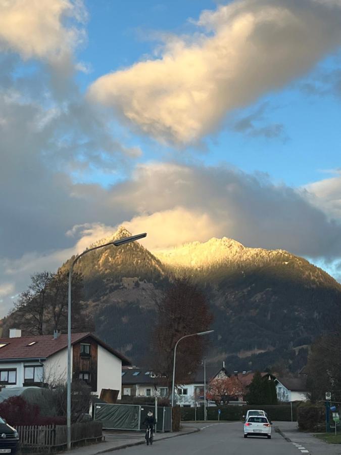 Bergblick Stadtmitte Sonthofen Bagian luar foto